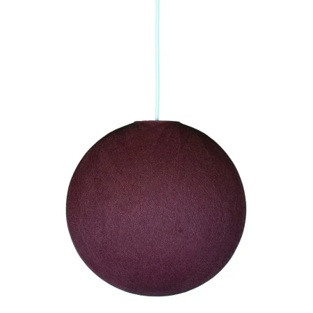 Sphere Lampshade in fiber - 100% handmade - Merlot Polyester