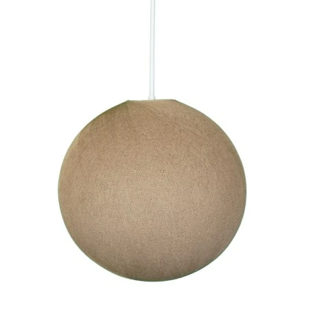 Sphere Lampshade in fiber - 100% handmade - Cappuccino Polyester