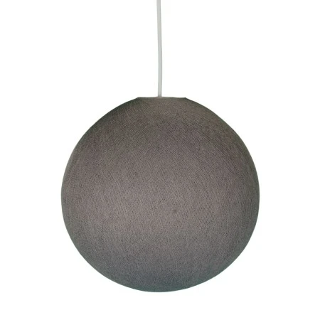 Sphere Lampshade in fiber - 100% handmade - Graphite Polyester