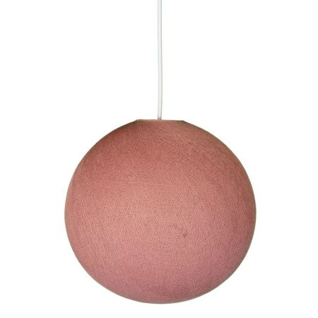 Sphere Lampshade in fiber - 100% handmade - Light Dusty Pink Polyester