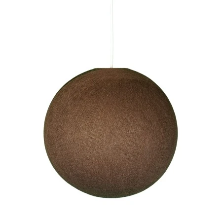 Sphere Lampshade in fiber - 100% handmade - Chocolate Polyester