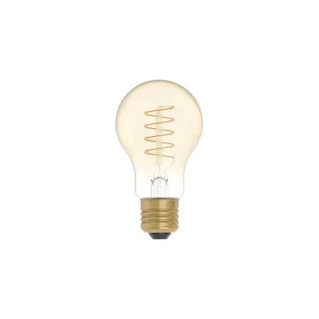 LED Golden Light Bulb Carbon Line Curved Spiral Filament Drop A60 4W 250Lm E27 1800K Dimmable - C03