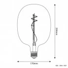 LED Clear Light Bulb Ellipse 170 11W 1210Lm E27 2700K Dimmable - H01