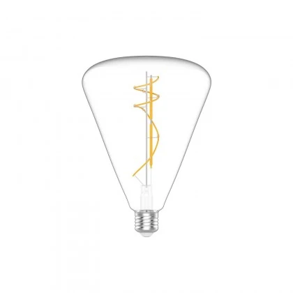 LED Clear Light Bulb Cone 140 11W 1210Lm E27 2700K Dimmable - H03