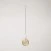 Classic track pendant lamp with porcelain finish