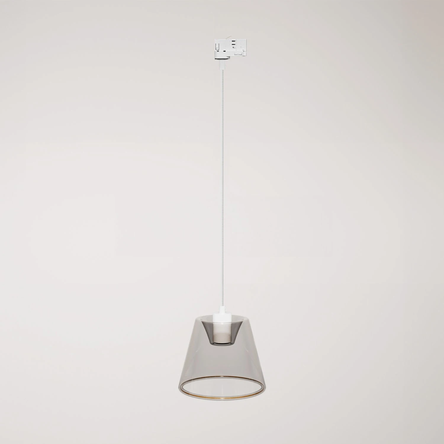 Track suspension with smoky cone Ghost bulb