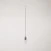 Vintage track pendant lamp with braided cable