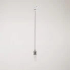 Vintage track pendant lamp with braided cable