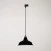 Bistrot pendant lamp with track shade