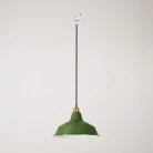 Bistrot pendant lamp with track shade