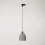 Pendant lamp with shade Vaso and track adapter