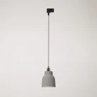 Pendant lamp with shade Vaso and track adapter