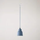 Pendant lamp with shade Vaso and track adapter