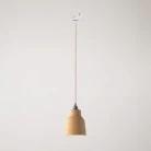 Pendant lamp with shade Vaso and track adapter