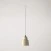 Pendant lamp with shade Vaso and track adapter