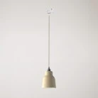 Pendant lamp with shade Vaso and track adapter