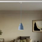 Pendant lamp with shade Vaso and track adapter