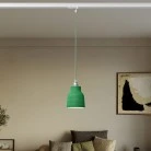 Pendant lamp with shade Vaso and track adapter