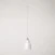 Pendant lamp with shade Vaso and track adapter