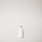 Pendant lamp with Bottiglia shade and track adapter