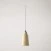 Pendant lamp with Bottiglia shade and track adapter