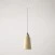 Pendant lamp with Bottiglia shade and track adapter