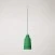 Pendant lamp with Bottiglia shade and track adapter