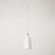 Pendant lamp with Bottiglia shade and track adapter