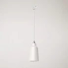 Pendant lamp with Bottiglia shade and track adapter