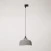 Suspension lamp with Coppa shade and track adapter