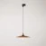 Suspension lamp with with ceramic shade Piatto