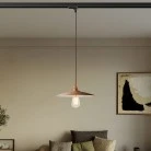 Suspension lamp with with ceramic shade Piatto