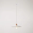 Suspension lamp with with ceramic shade Piatto