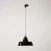 Ceramic pendant lamp for tracks with Industriale lampshade