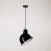 Pendant lamp for tracks with Broadway shade