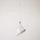 Pendant lamp for tracks with Broadway shade