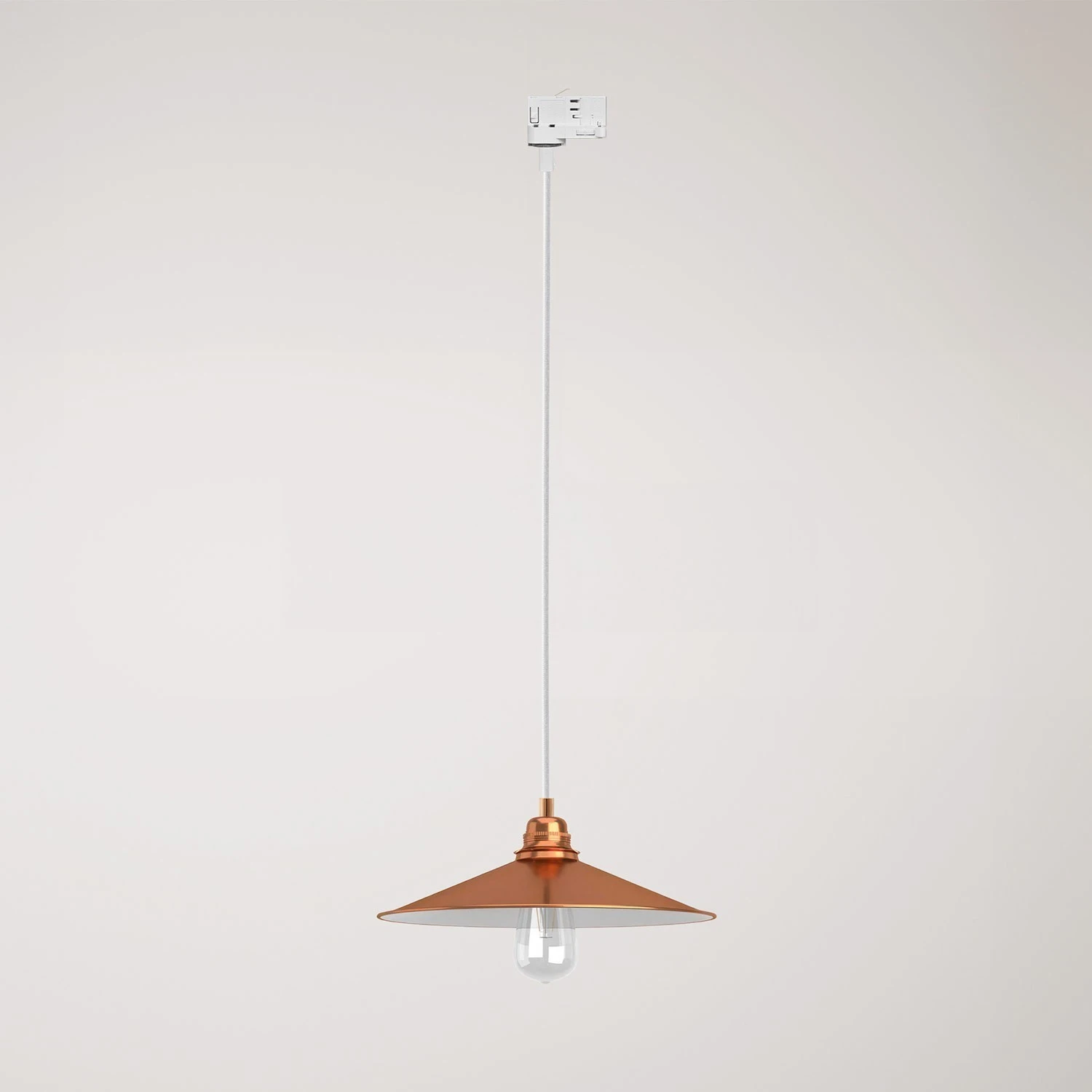 Pendant lamp with Swing shade for tracks
