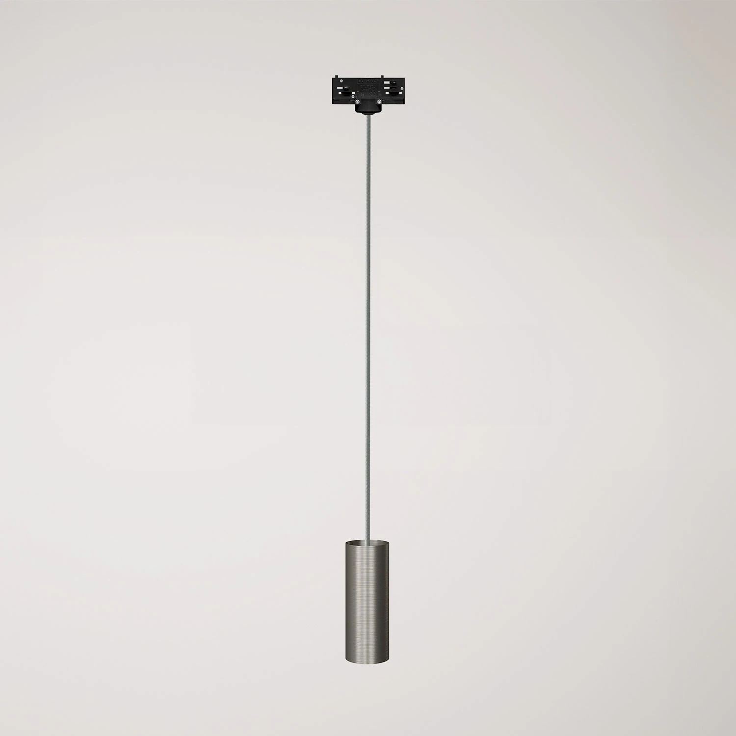 Suspension lamp with Tub-E14 shade for tracks