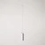 Suspension lamp with Tub-E14 shade for tracks
