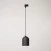 Track pendant with ceramic mini Campana lampshade