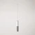 Track pendant lamp with Tub-E14 double shade