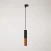 Track pendant lamp with Tub-E14 double shade