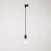Metal track ceiling lamp