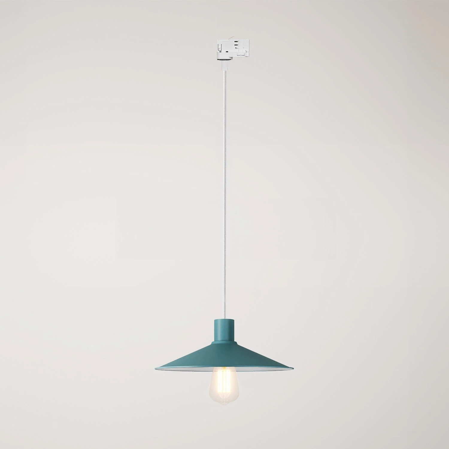 Swing Pastel pendant lamp with shade for track systems