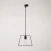 Pendant lamp with Duedì shade Track base