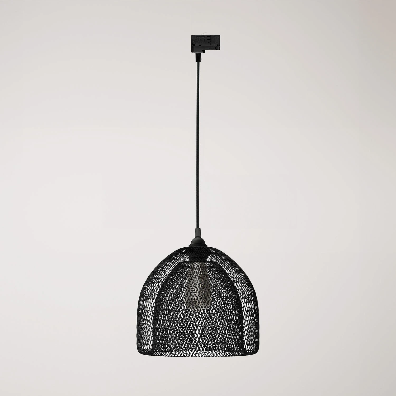 Ghostbell XL caged shade pendant for tracks
