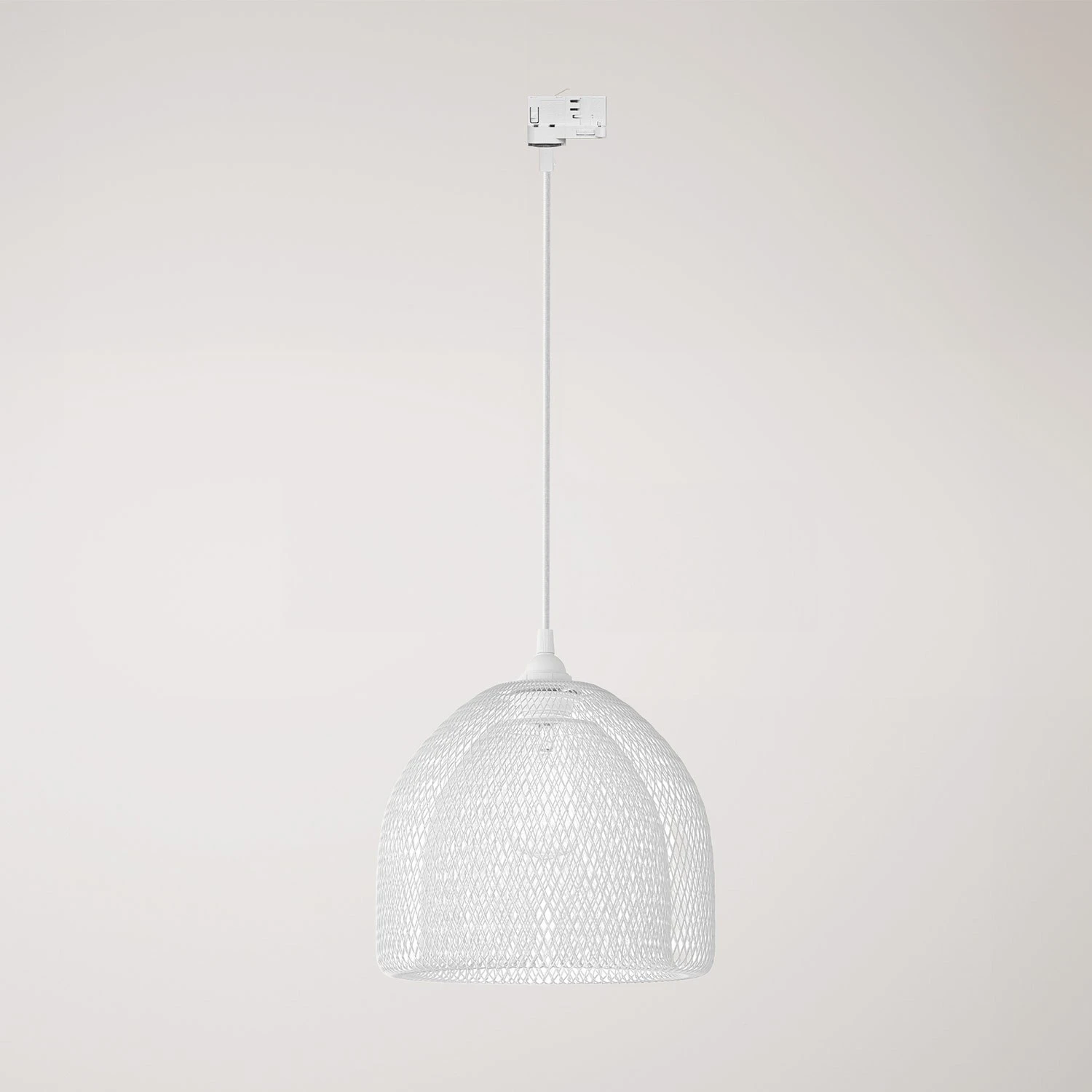 Ghostbell XL caged shade pendant for tracks