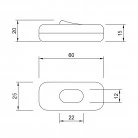 Single-pole inline switch with earth terminal