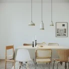 Two-tone ceramic Vaso lampshade, Materia collection - Made in Italy
