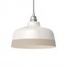Two-tone ceramic Coppa lampshade, Materia collection - Made in Italy